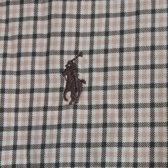 Ralph Lauren Men's Beige Checkered Shirt - Picture 3 of 4